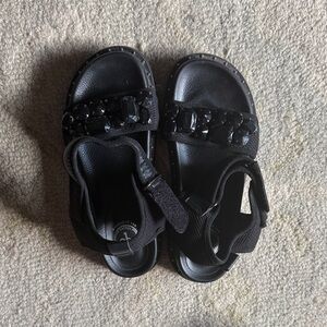 Stylish Black Kids Sandals